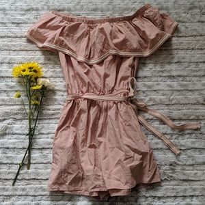 Pale pink  summer romper size S